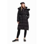 Doudoune � capuche avec ceinture femme desigual