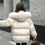 Doudoune courte brillante pour femmes - vitata - nouveau style - paisse - ample