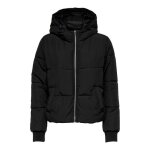 Doudoune courte femme - jdy - newerica - noir - capuche rglable - 100% polyester