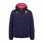 Doudoune doccio stade français paris 22 / 23 pour homme - bleu marine rose Doudoune doccio stade français paris 22 / 23 pour homme - bleu marine rose