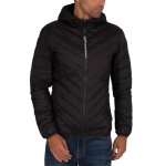 Doudoune - ea7 - noir - veste en duvet - poches zippes - capuche lastique