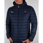 Doudoune ellesse lombardy padded - ellesse - shs01115 - bleu - homme - fermeture par zip mtallique