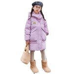 Doudoune enfant fille - insfity - mi - longues - chaudes - violet