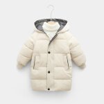 Doudoune enfant - funmoon - beige - capuche - lger - doublure en polaire