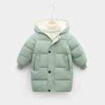 Doudoune enfant - funmoon - capuche - vert - 2 - 14 ans - douce et lgre
