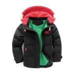 Doudoune enfant garon insfity - a capuche amovible - tricolore - chaud