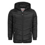 Doudoune enfant - lonsdale - bryngwyn - noir - 13 / 14 ans - veste  capuche