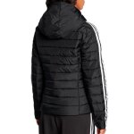 Doudoune femme adidas - noir - coupe slim - zip sur toute la longueur - capuche fixe