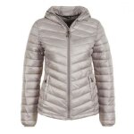 Doudoune femme anseone beige peak mountain - lgre confortable hydrofuge coupe - vent - ski et sports ...