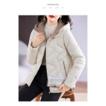 Doudoune femme automne et hiver vitata - courte chaude et dcontracte - blanc