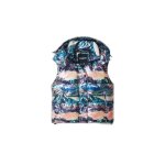 Doudoune femme desigual madelaine - bleu / rose - xs
