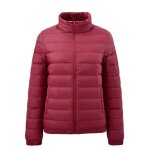 Doudoune femme funmoon - plus de cachemire - rouge - confortable et chaud