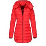 Doudoune femme - funmoon - mi - longue - chaude - slim - rouge