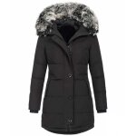 Doudoune femmes hiver chaud xd603 coupe - vent de �paississant noir