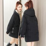 Doudoune - funmoon - manteau hiver - noir - coton - femme