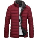 Veste ouat�e de lhiver doudoune homme rouge