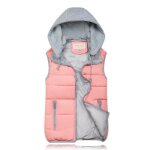 Doudoune gilet femme sans manches à capuche Épais veste à capuche amovible automne hiver xs - xlrose Doudoune gilet femme sans manches à capuche Épais veste à capuche amovible automne hiver xs - xlrose