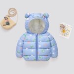 Doudoune hiver - funmoon - b�b� - capuche - l�ger - 2 - 14 ans - bleu