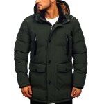 Doudoune hommedoudoune à capuche amovibledoudoune dhiver pour homme(s - xxxl) - vert Doudoune hommedoudoune à capuche amovibledoudoune dhiver pour homme(s - xxxl) - vert
