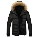 Doudoune homme  capuche lnoir