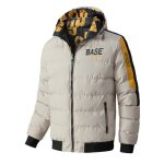 Doudoune homme a capuche rversible epais chaude automne hiver bicolore - kaki