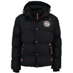 Doudoune homme - geographical norway - verveine noir - 100% polyester - fermeture clair