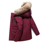 Doudoune homme hiver doudoune  capuche parka homme plus de velours manteau homme paissir chaud veste ...