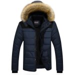 Doudoune homme hiver marque doudoune homme  capuche parka homme plus de velours manteau homme veste ...