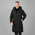 Doudoune homme hiver long en duvet de canard à capuche grande taille décontracté hiver noir maud Doudoune homme hiver long en duvet de canard à capuche grande taille décontracté hiver noir maud