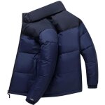 Doudoune homme - insfity - hiver - col montant - bleu marine Doudoune homme - insfity - hiver - col montant - bleu marine
