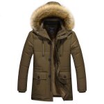 Doudoune homme molleton chaud manteau hiver - caf