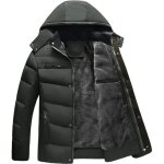 Doudoune homme parka hommes manteau chaud épaissi en polaire dhiver Doudoune homme parka hommes manteau chaud épaissi en polaire dhiver