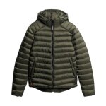 Doudoune superdry hooded fuji sports padded jkt - kaki - arm
