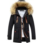 Doudoune homme uni mobigarlan - fbc103 - parka à capuche blouson - fermeture éclair Doudoune homme uni mobigarlan - fbc103 - parka à capuche blouson - fermeture éclair
