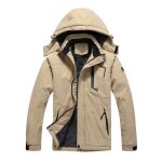 Doudoune homme veste de ski impermable de montagne manteau dhiver extrieur en polaire coupe - vent ...