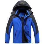 Doudoune homme veste de ski impermable de montagne manteau extrieur en polaire coupe - vent avec capuche ...