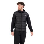 Doudoune hybride  capuche adidas essentials - noir - xxl homme - duvet de canard et plumes - matriaux ...