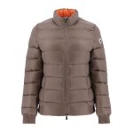 Doudoune femme jott claire - beige - fermeture par zip - col montant