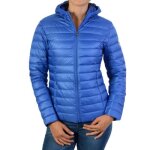 Doudoune jott just over the top cloe royale 103 - bleu - femme - doudoune matelasse - fermeture zippe ...