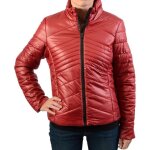 Doudoune femme - kaporal - popy - effet matelass - fermeture zippe - marine