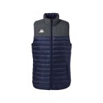 Doudoune sans manches - kappa - dattilo - bleu - homme - ajust�e