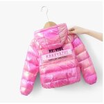 Doudoune lgre pour enfants - ecelen - lh0928bfdsjakt10r - rose - duvet de canard blanc - fermeture ...