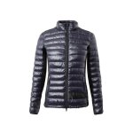 Doudoune lgre femme b vertigo simone - bleu - ultra - lgre - cts lastiques - poches zippes