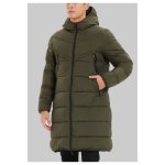 Doudoune longue vert homme