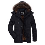 Doudoune polaire cardigan ajusté capuche noir chauffante homme vêtements jz638b Doudoune polaire cardigan ajusté capuche noir chauffante homme vêtements jz638b