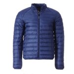 Doudoune homme jott mat - marine - coupe ajuste - garnissage en plumes