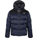 Schott nyc doudoune matelass�e utah utah2 100% nylon bleu marine / noir � capuche fermeture zip