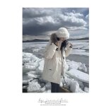 Doudoune mi - longue pour femmes - vitata - automne / hiver - col montant et capuche paissie