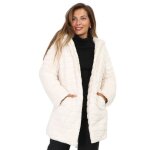 Doudoune mi - longue rversible  capuche et zip devant. - fourre  2 poches latrales. - matelasse ...