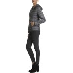 Doudoune femme - jott - cloe - anthracite - 100% polyamide - rembourrage 90% duvet doie 10% plume